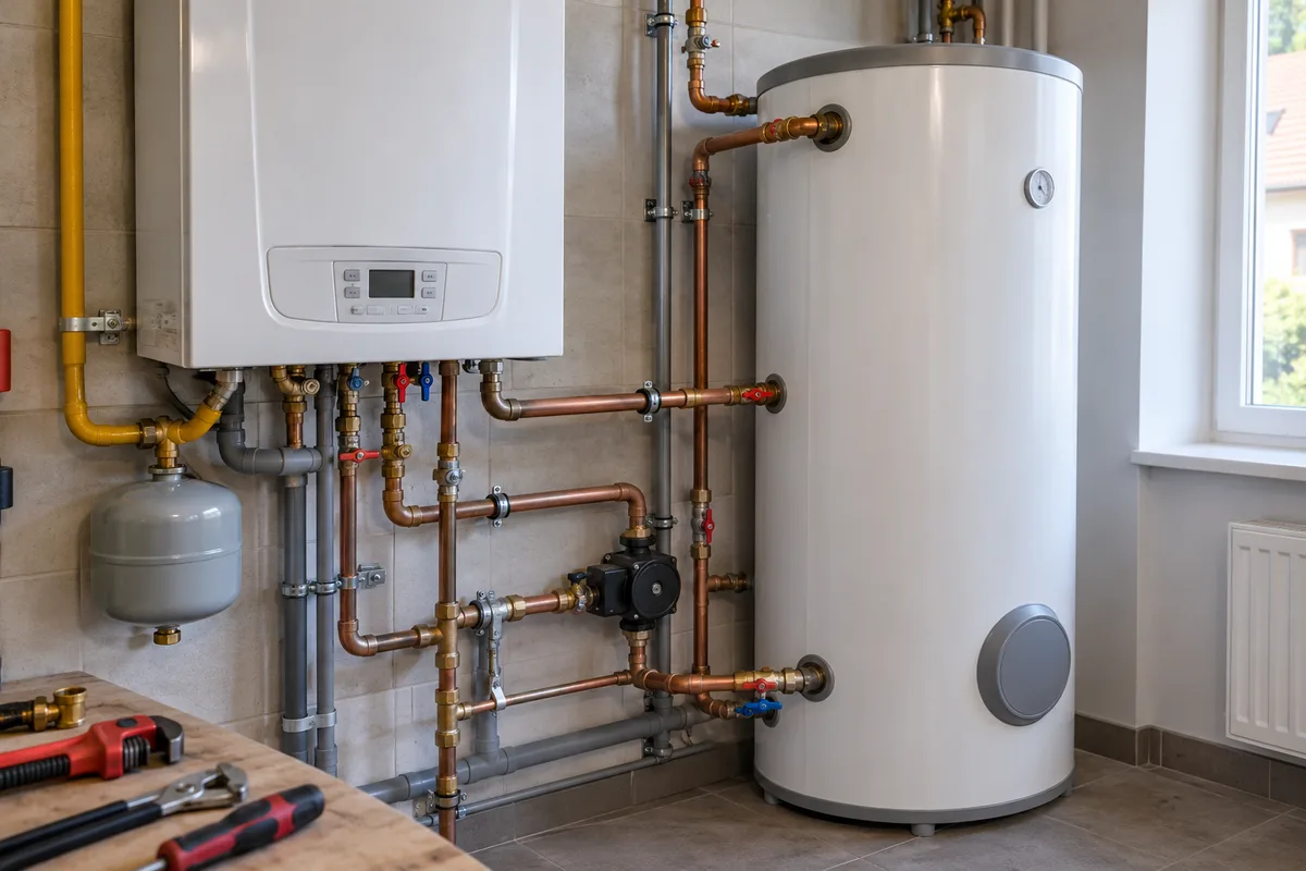 Подключение бойлера к котлу Baxi